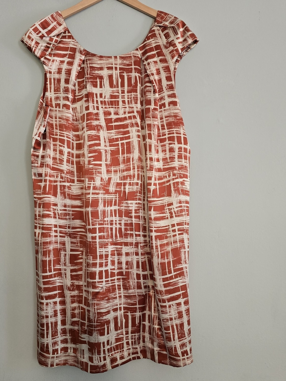 Martin + Osa Sophisticated Silk Shift Dress, XL